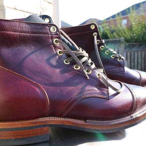 View photo of Viberg Service Boot BCT in Horween Color 8 Chromexcel