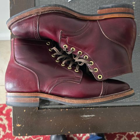 View photo of Viberg Service Boot BCT in Horween Color 8 Chromexcel