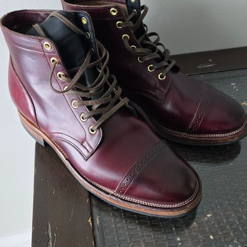 View photo of Viberg Service Boot BCT in Horween Color 8 Chromexcel