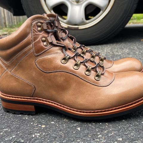 BLKBRD Bulwark Trek Boot in Horween Natural Chromexcel