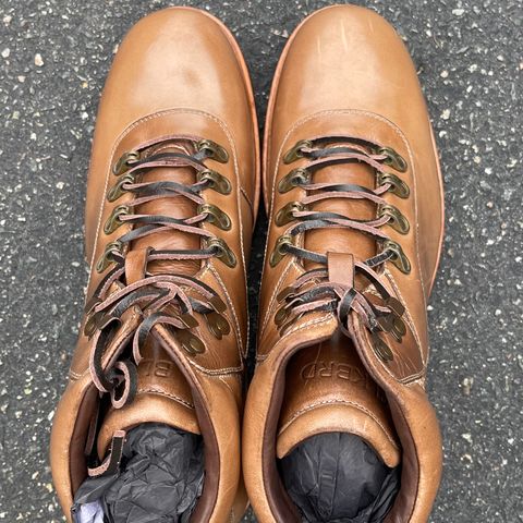 BLKBRD Bulwark Trek Boot in Horween Natural Chromexcel