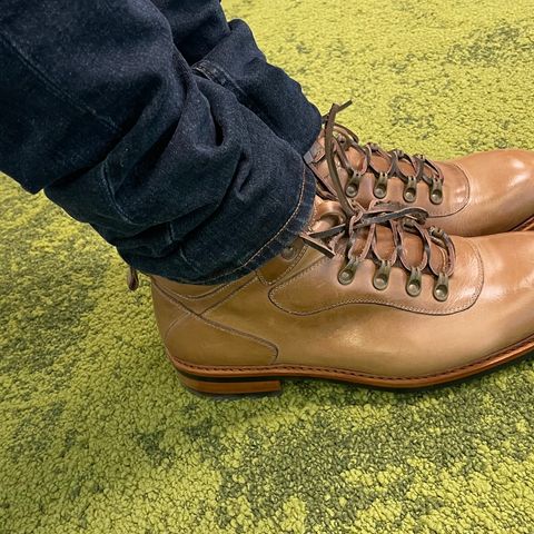 BLKBRD Bulwark Trek Boot in Horween Natural Chromexcel