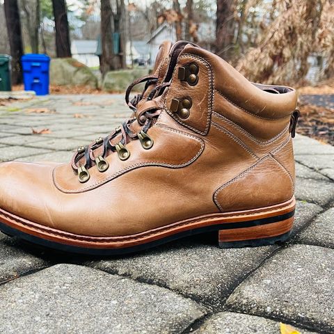 BLKBRD Bulwark Trek Boot in Horween Natural Chromexcel
