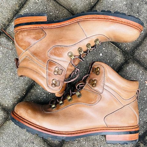 BLKBRD Bulwark Trek Boot in Horween Natural Chromexcel