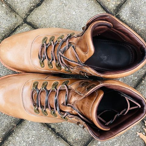 BLKBRD Bulwark Trek Boot in Horween Natural Chromexcel
