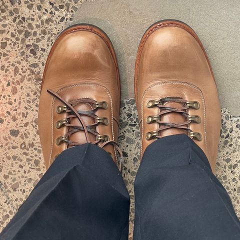 BLKBRD Bulwark Trek Boot in Horween Natural Chromexcel
