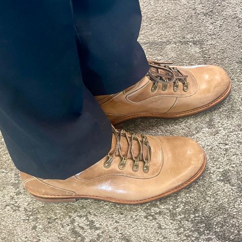 BLKBRD Bulwark Trek Boot in Horween Natural Chromexcel