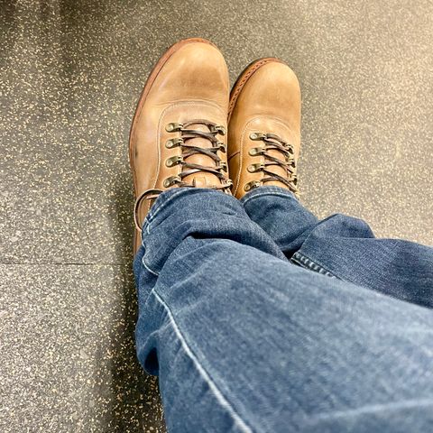 BLKBRD Bulwark Trek Boot in Horween Natural Chromexcel