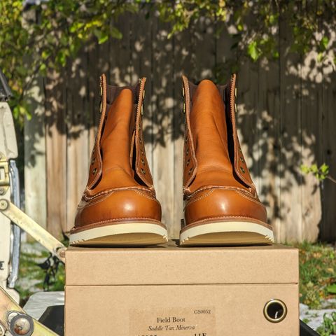 Grant Stone Field Boot in Badalassi Carlo Saddle Tan Minerva