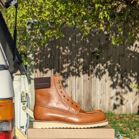 Grant Stone Field Boot in Badalassi Carlo Saddle Tan Minerva
