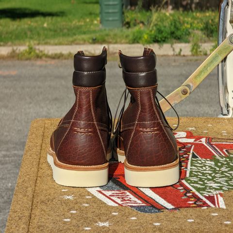 Grant Stone Field Boot in Seidel Walnut Bison