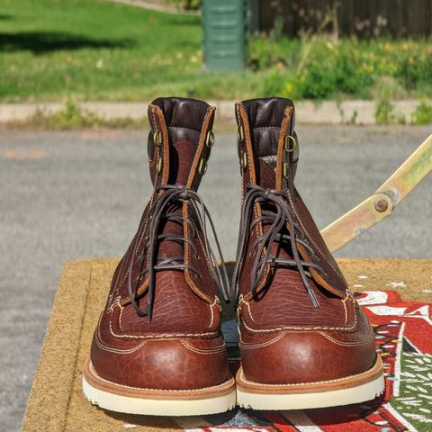 Grant Stone Field Boot in Seidel Walnut Bison