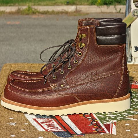 Grant Stone Field Boot in Seidel Walnut Bison