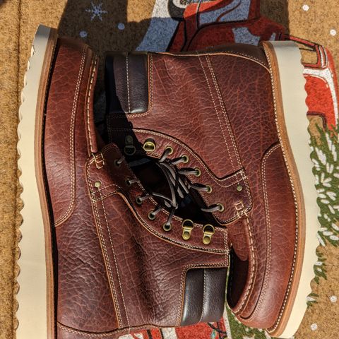 Grant Stone Field Boot in Seidel Walnut Bison
