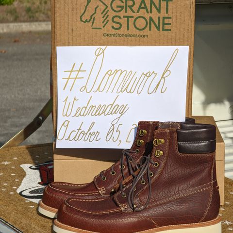 Grant Stone Field Boot in Seidel Walnut Bison