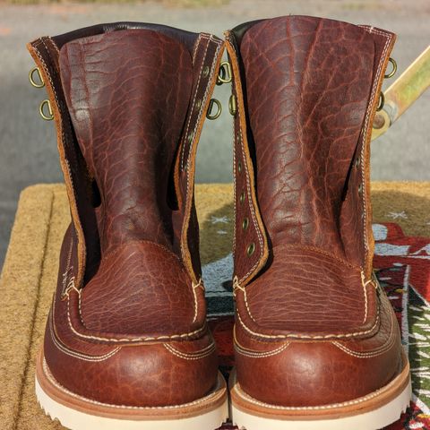 Grant Stone Field Boot in Seidel Walnut Bison