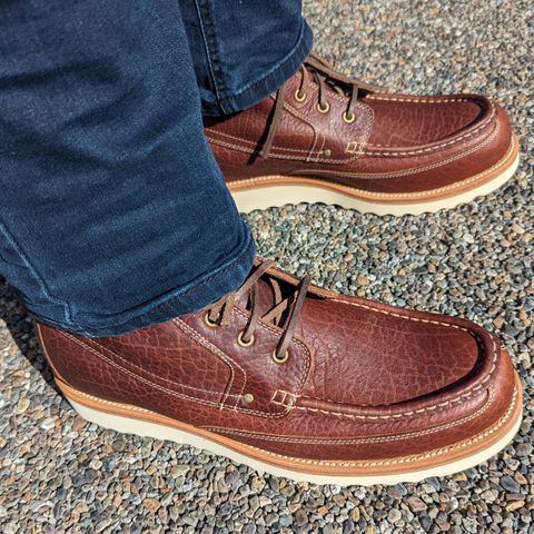 Grant Stone Field Boot in Seidel Walnut Bison