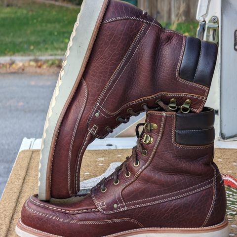 Grant Stone Field Boot in Seidel Walnut Bison