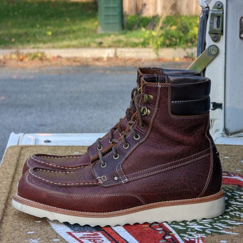 Grant Stone Field Boot in Seidel Walnut Bison