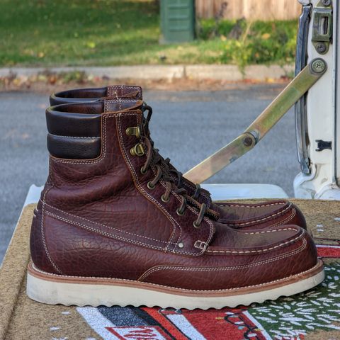 Grant Stone Field Boot in Seidel Walnut Bison
