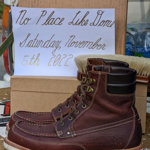 Grant Stone Field Boot in Seidel Walnut Bison