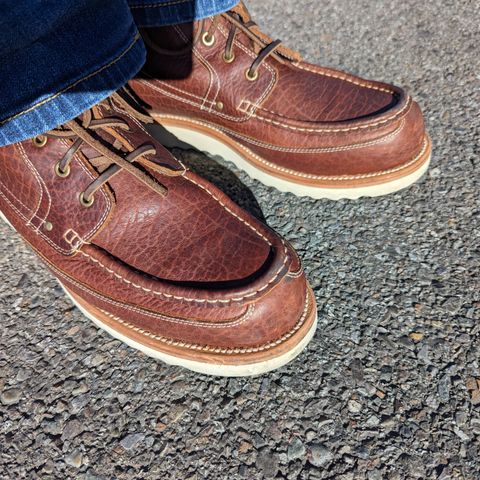 Grant Stone Field Boot in Seidel Walnut Bison