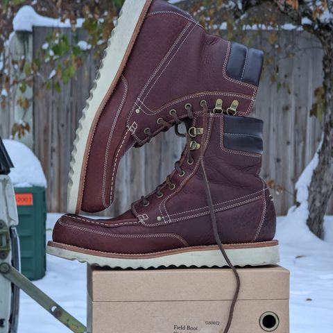 Grant Stone Field Boot in Seidel Walnut Bison