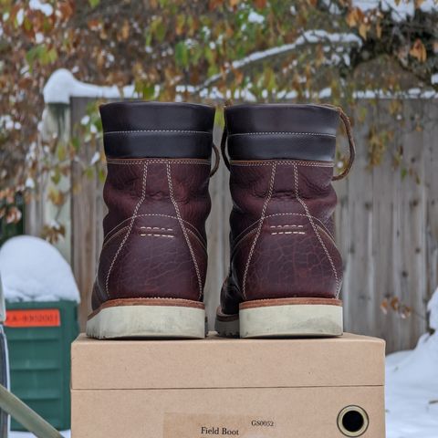 Grant Stone Field Boot in Seidel Walnut Bison