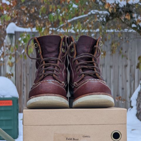 Grant Stone Field Boot in Seidel Walnut Bison