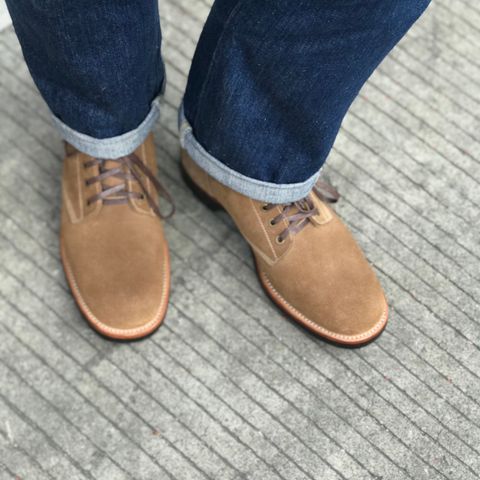 Briselblack The Hawk in Horween Natural Chromexcel Roughout