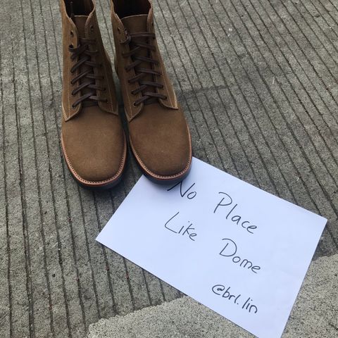 Briselblack The Hawk in Horween Natural Chromexcel Roughout