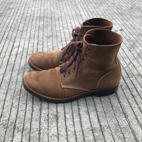 Briselblack The Hawk in Horween Natural Chromexcel Roughout