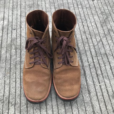 Briselblack The Hawk in Horween Natural Chromexcel Roughout