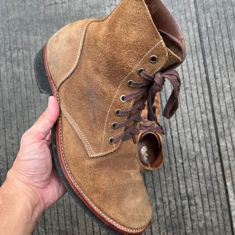 Briselblack The Hawk in Horween Natural Chromexcel Roughout
