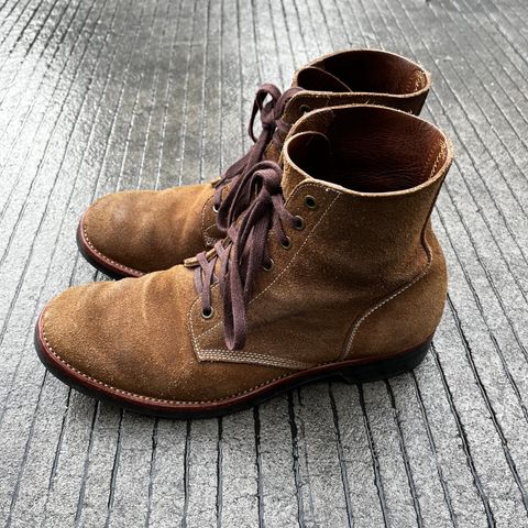 Briselblack The Hawk in Horween Natural Chromexcel Roughout