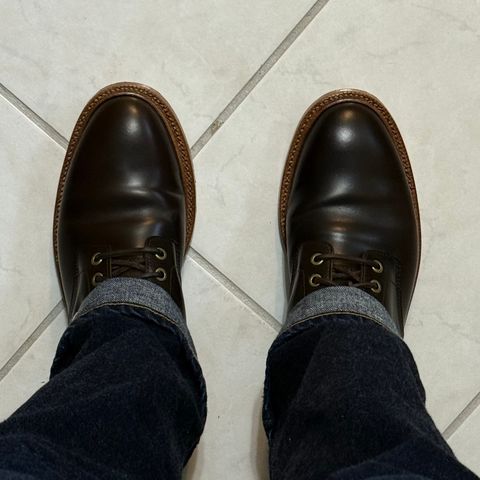 Grant Stone Diesel Boot in Horween Maduro Shell Cordovan