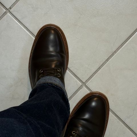 Grant Stone Diesel Boot in Horween Maduro Shell Cordovan