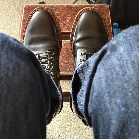 Grant Stone Diesel Boot in Horween Maduro Shell Cordovan