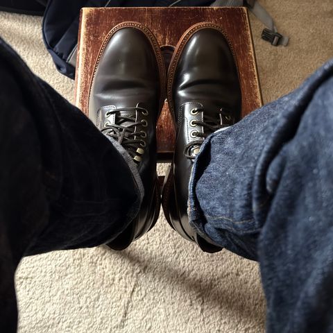 Grant Stone Diesel Boot in Horween Maduro Shell Cordovan