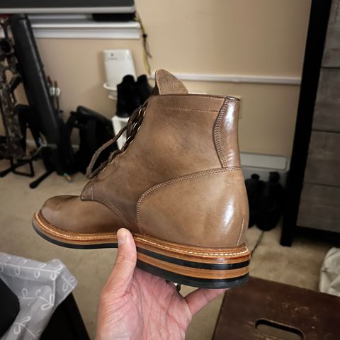 Search result thumbnail of Grant Stone Diesel Boot in Horween Dune Chromexcel