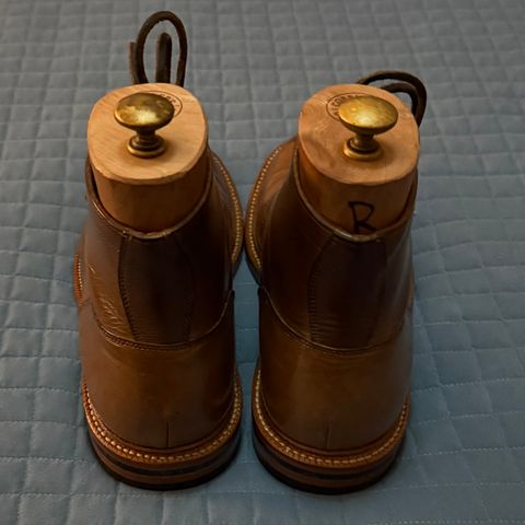 View photo of Grant Stone Diesel Boot in Horween Dune Chromexcel