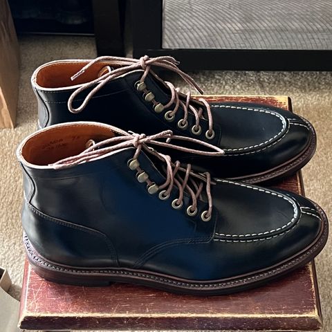 View photo of Grant Stone Ottawa Boot in Horween Black Chromexcel