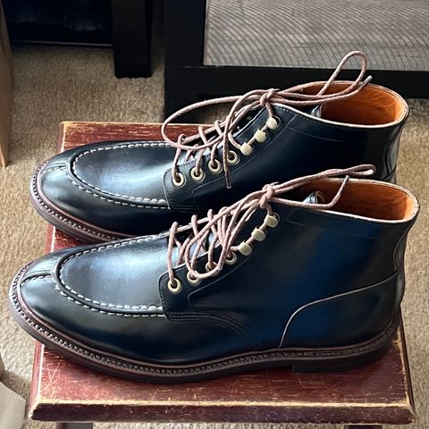 View photo of Grant Stone Ottawa Boot in Horween Black Chromexcel