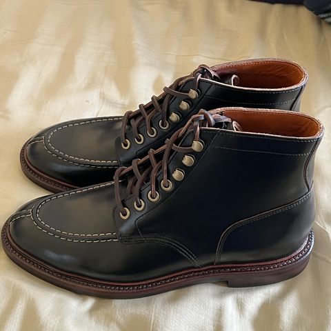 View photo of Grant Stone Ottawa Boot in Horween Black Chromexcel