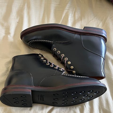 View photo of Grant Stone Ottawa Boot in Horween Black Chromexcel