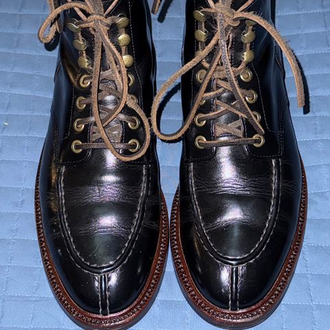 View photo of Grant Stone Ottawa Boot in Horween Black Chromexcel