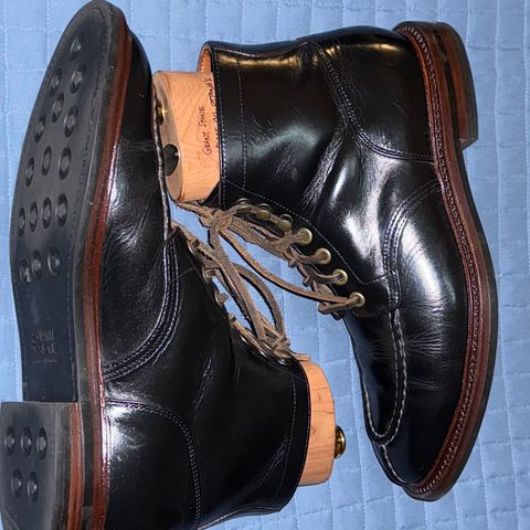 View photo of Grant Stone Ottawa Boot in Horween Black Chromexcel