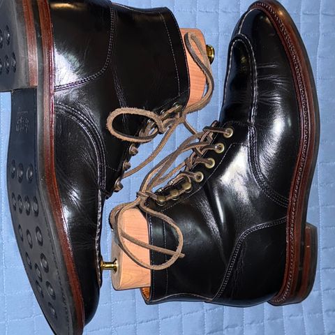 View photo of Grant Stone Ottawa Boot in Horween Black Chromexcel