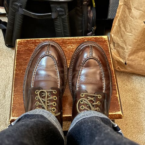 Grant Stone Ottawa Boot in Horween Crimson Chromexcel