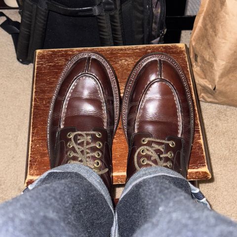 Grant Stone Ottawa Boot in Horween Crimson Chromexcel